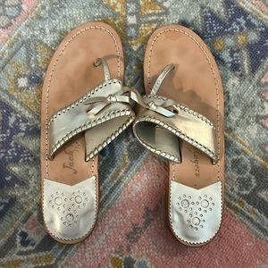 Jack Rogers bow sandals